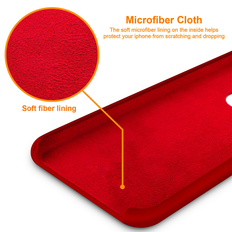 Liquid Silicone Magnetic Plug iPhone 7 red