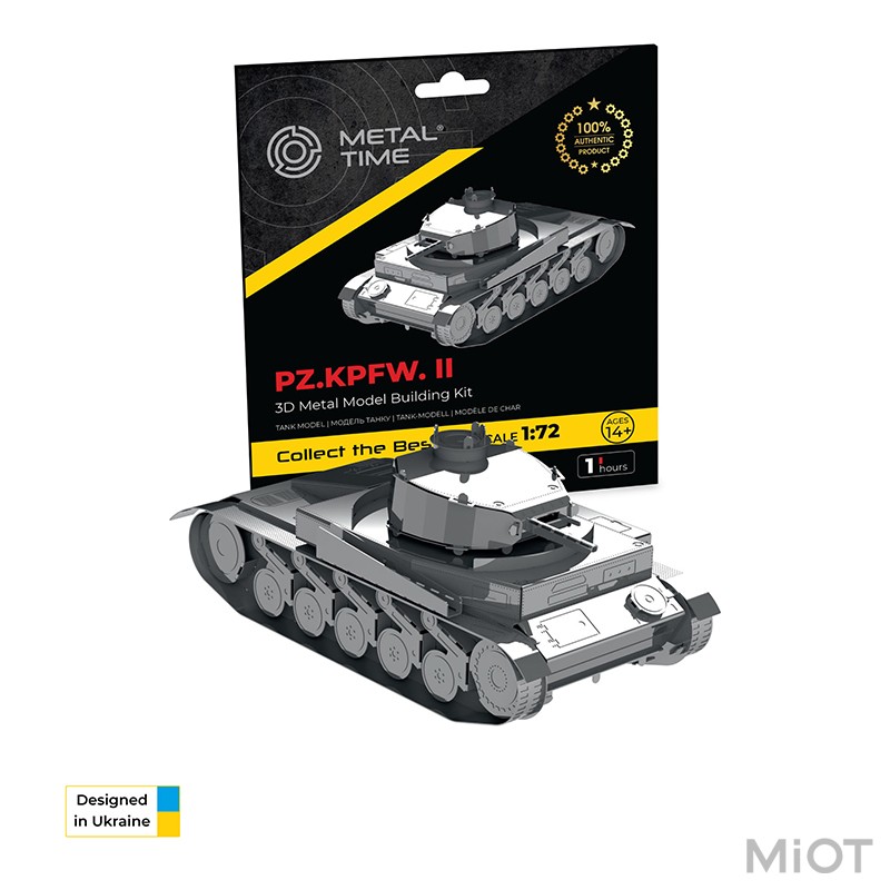 

Колекційна модель-конструктор Metal Time Pz.Kpfw. II танк MT060