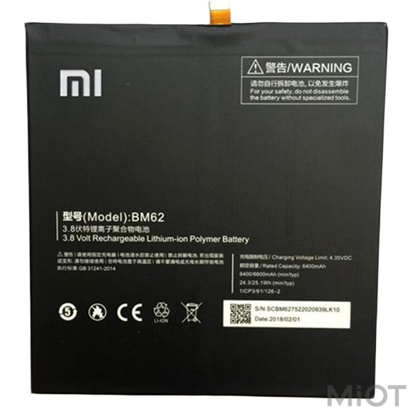 

Акумулятор BM62 до планшету Xiaomi Mi Pad 3