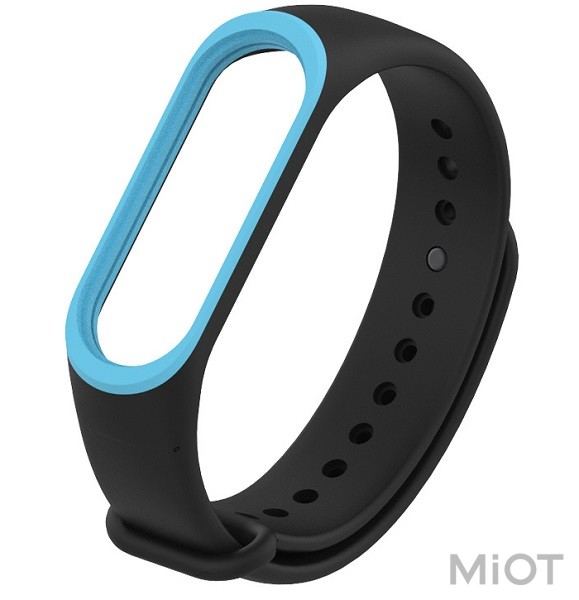 

Ремінець для Xiaomi Mi Band 3/4 Black/Blue