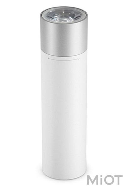 

Ліхтарик Xiaomi Mi Portable Flashlight + Power Bank 3350 мАч White