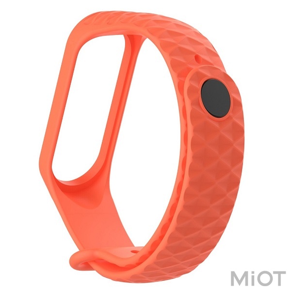 

Ремінець Rhomb Design для Xiaomi Mi Band 3/4 Orange