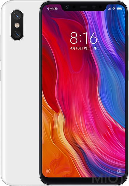 

Смартфон Xiaomi Mi 8 6/128 White