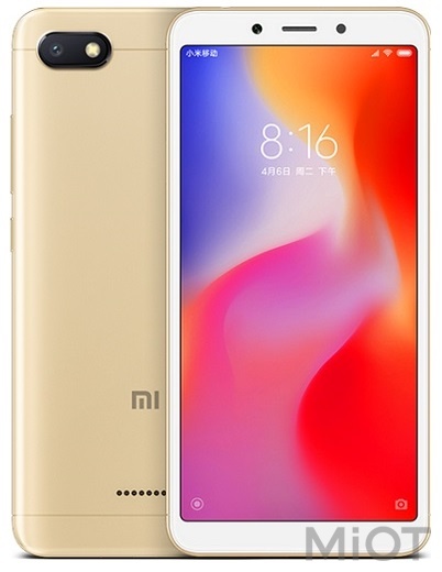 

Смартфон Xiaomi Redmi 6A 2/16Gb Gold EU/CE