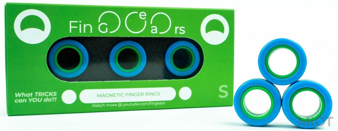 

Магнітні кільця FinGears Magnetic Rings Sets Size S Blue-Green (FG380SBLUGR)