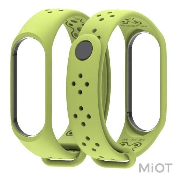 

Ремінець для Xiaomi Mi Band 3/4 Sport strap Green