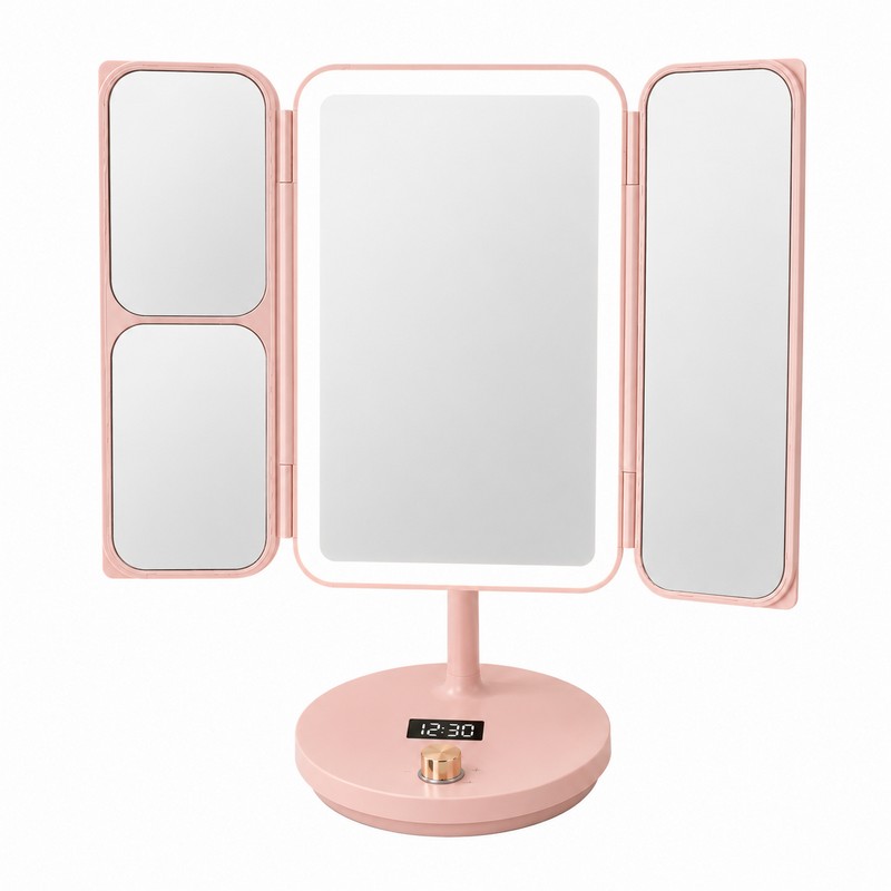Дзеркало для макіяжу Xiaomi Jordan Judy LED Lighted Makeup Mirror (NV536) Pink на малюнкі №1