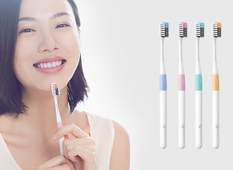Комплект зубних щіток Xiaomi Dr.BEI Bass Toothbrush 4+1 (4 щітки +1 футляр) NUN4006RT на малюнкі №11