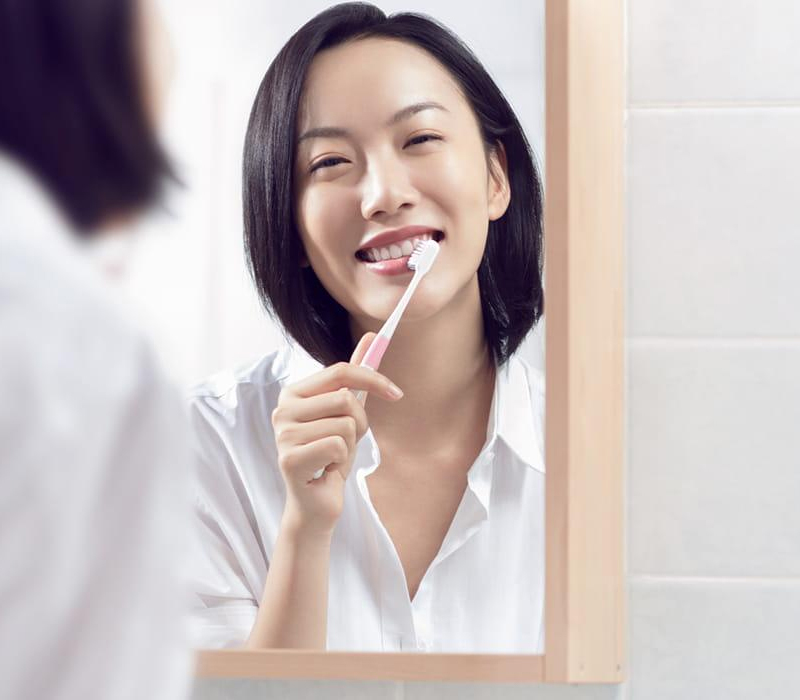 Комплект зубних щіток Xiaomi Dr.BEI Bass Toothbrush 4+1 (4 щітки +1 футляр) NUN4006RT на малюнкі №12