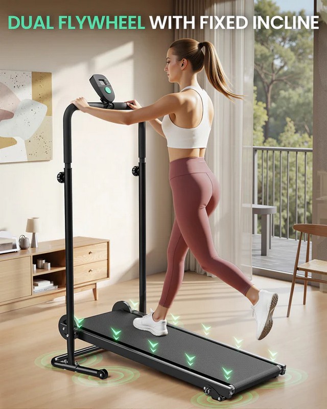 Бігова доріжка AKLUER RJ-401 non-motorized Treadmill на малюнкі №7