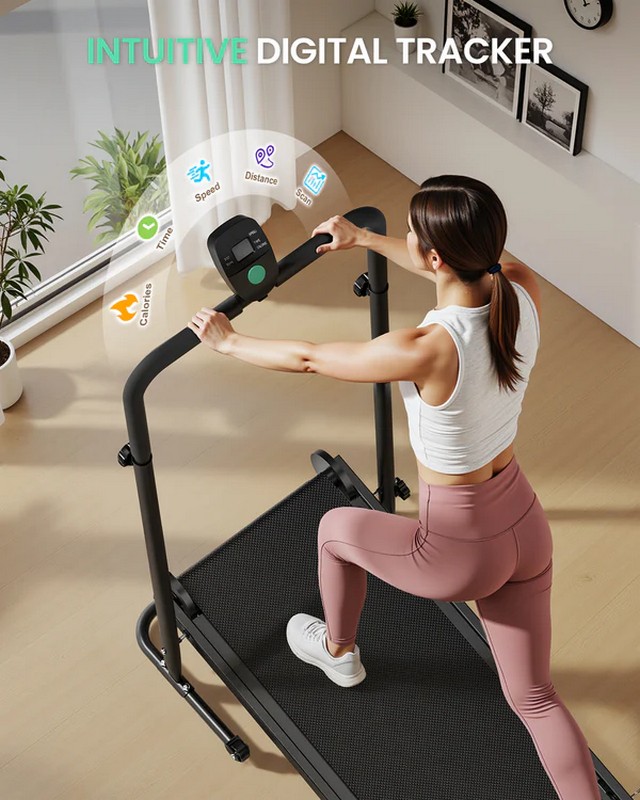 Бігова доріжка AKLUER RJ-401 non-motorized Treadmill на малюнкі №6