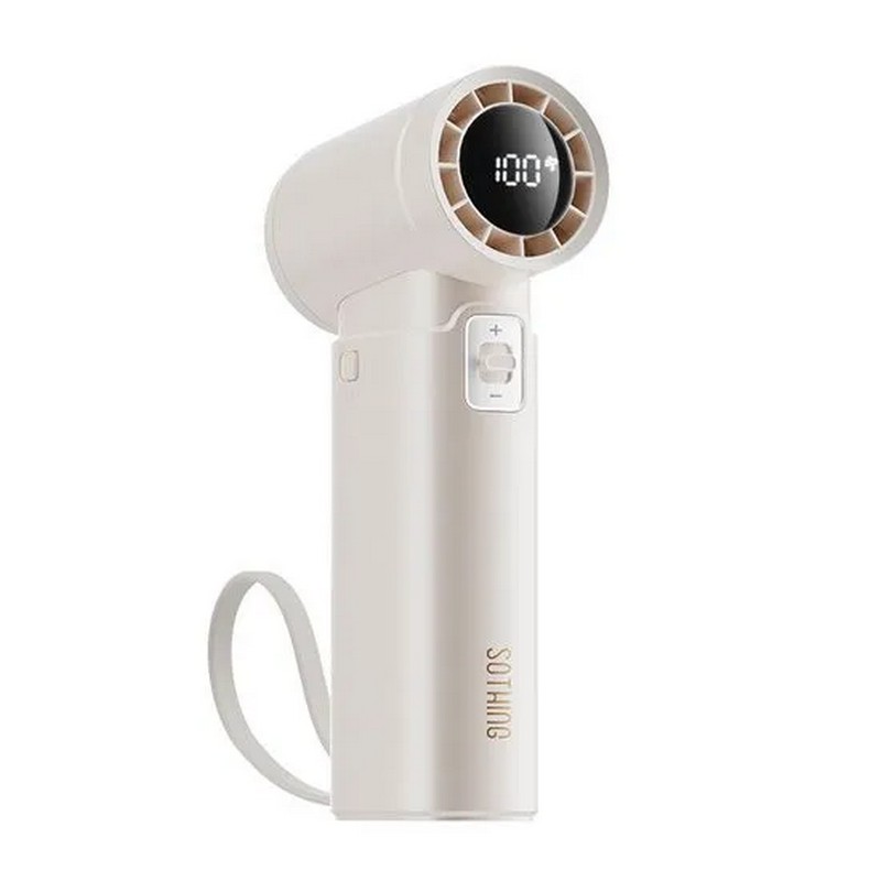Портативний вентилятор Xiaomi Sothing Turbo Handheld Fan Engine Slim DSHJ-S-2422C White на малюнкі №1