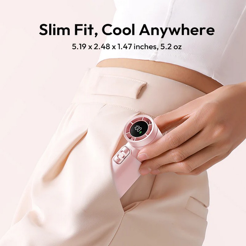 Портативний вентилятор Xiaomi Sothing Turbo Handheld Fan Engine Slim DSHJ-S-2422C White на малюнкі №6