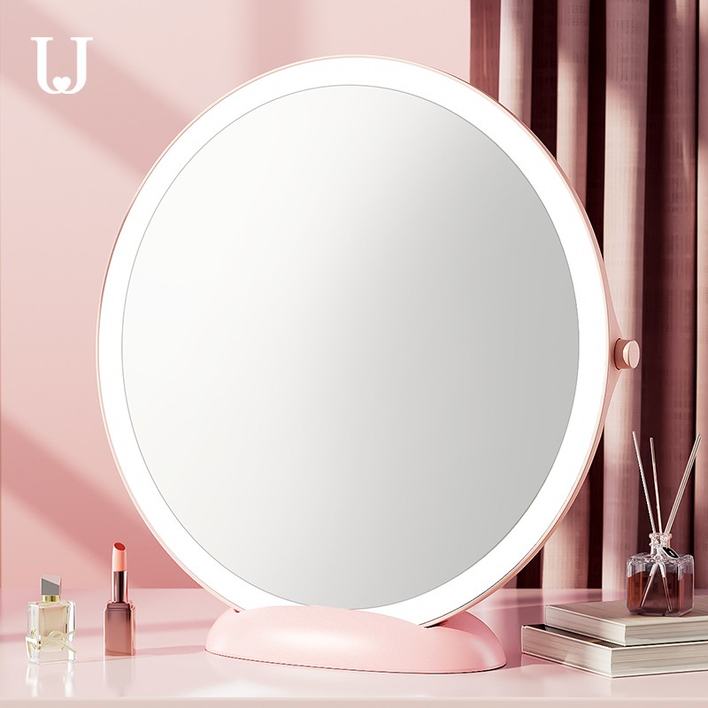 Дзеркало для макіяжу Xiaomi Jordan Judy Large LED Counter Top Dressing Mirror (NV534) Pink на малюнкі №2