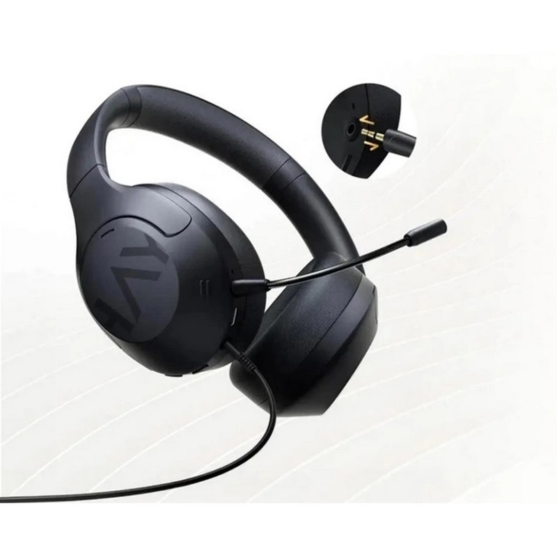 Бездротові навушники XIAOMI Haylou Over-ear headphones Black (S30 Pro) на малюнкі №2