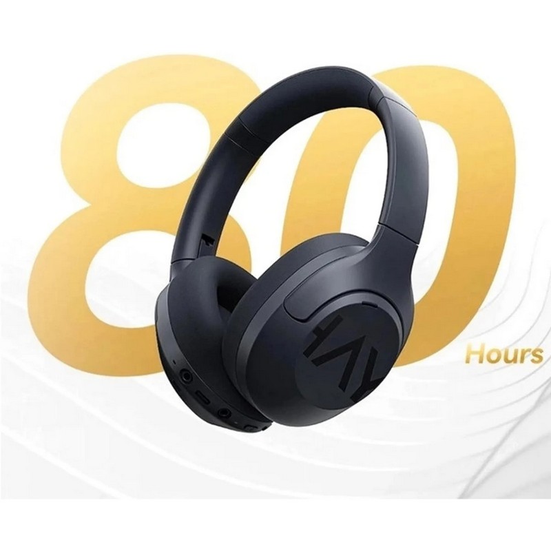 Бездротові навушники XIAOMI Haylou Over-ear headphones Black (S30 Pro) на малюнкі №3