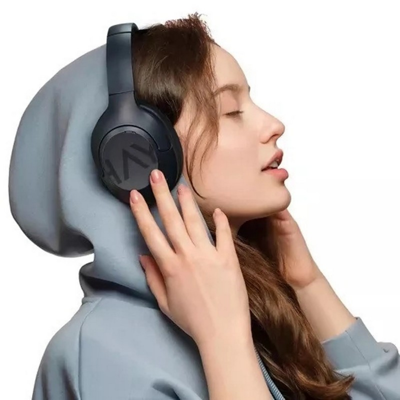 Бездротові навушники XIAOMI Haylou Over-ear headphones Black (S30 Pro) на малюнкі №6