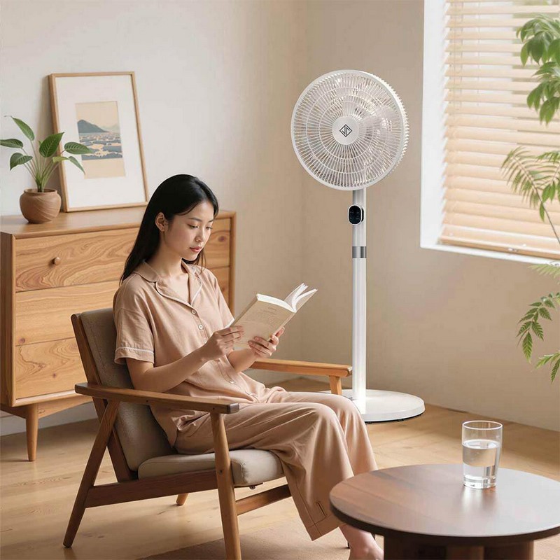 Підлоговий вентилятор Xiaomi Jipin Smart Fan Touch Edition з пультом на малюнкі №3