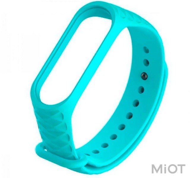 

Ремінець Rhomb Design для Xiaomi Mi Band 3/4 Light Blue