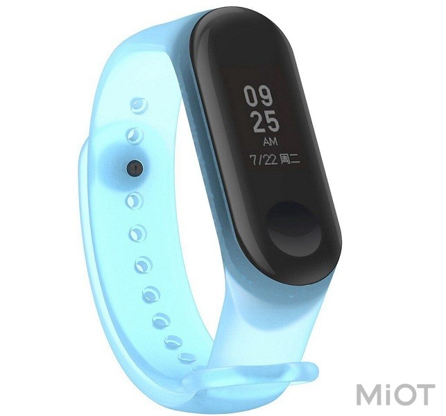 

Ремінець Silicone Explorer Edition Mi Band 3/4 Blue