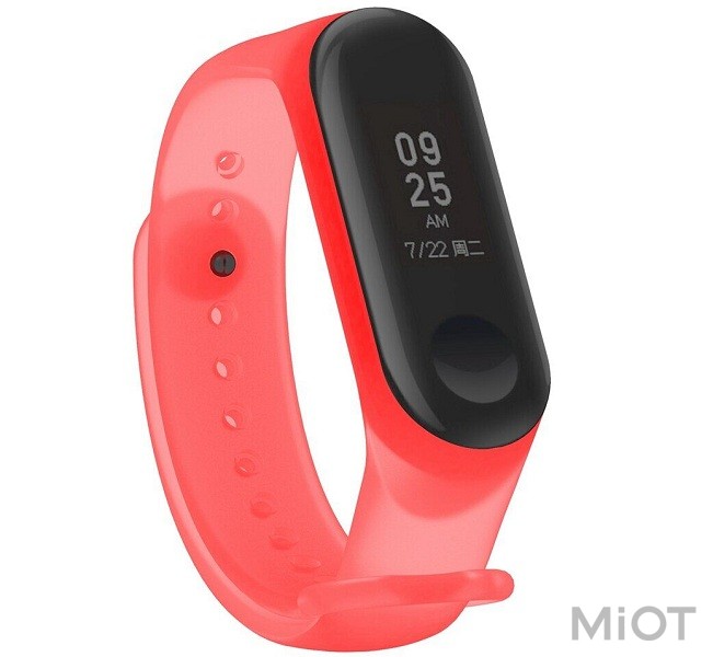 

Ремінець Silicone Explorer Edition Mi Band 3/4 Red