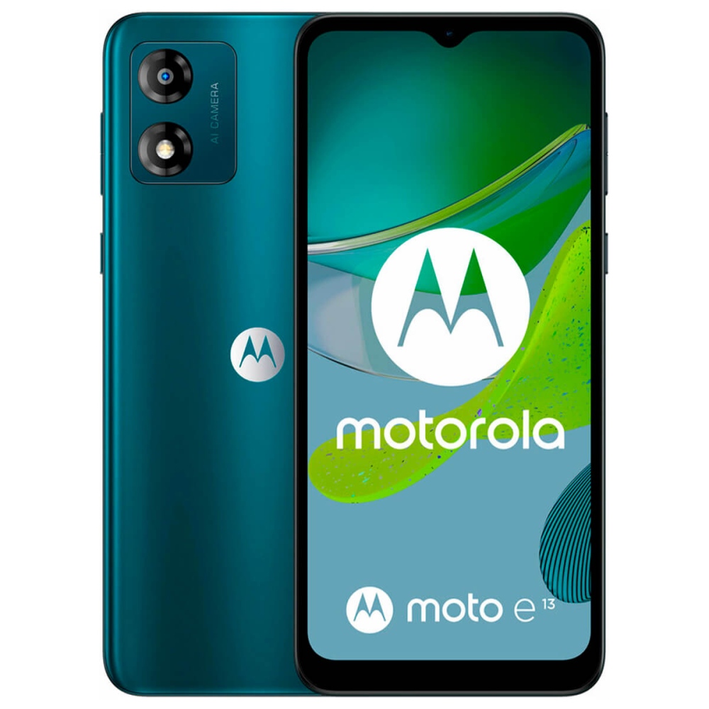 

Смартфон Motorola Moto E13 2/64GB Dual Sim Aurora Green (PAXT0035RS)