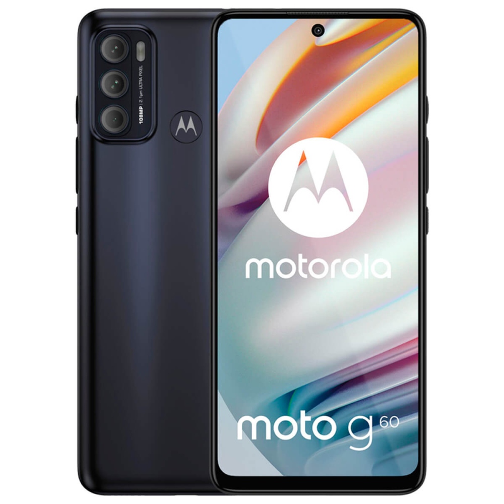 

Смартфон Motorola Moto G60 6/128GB Dual Sim Moonless Black (PANB0025RS)