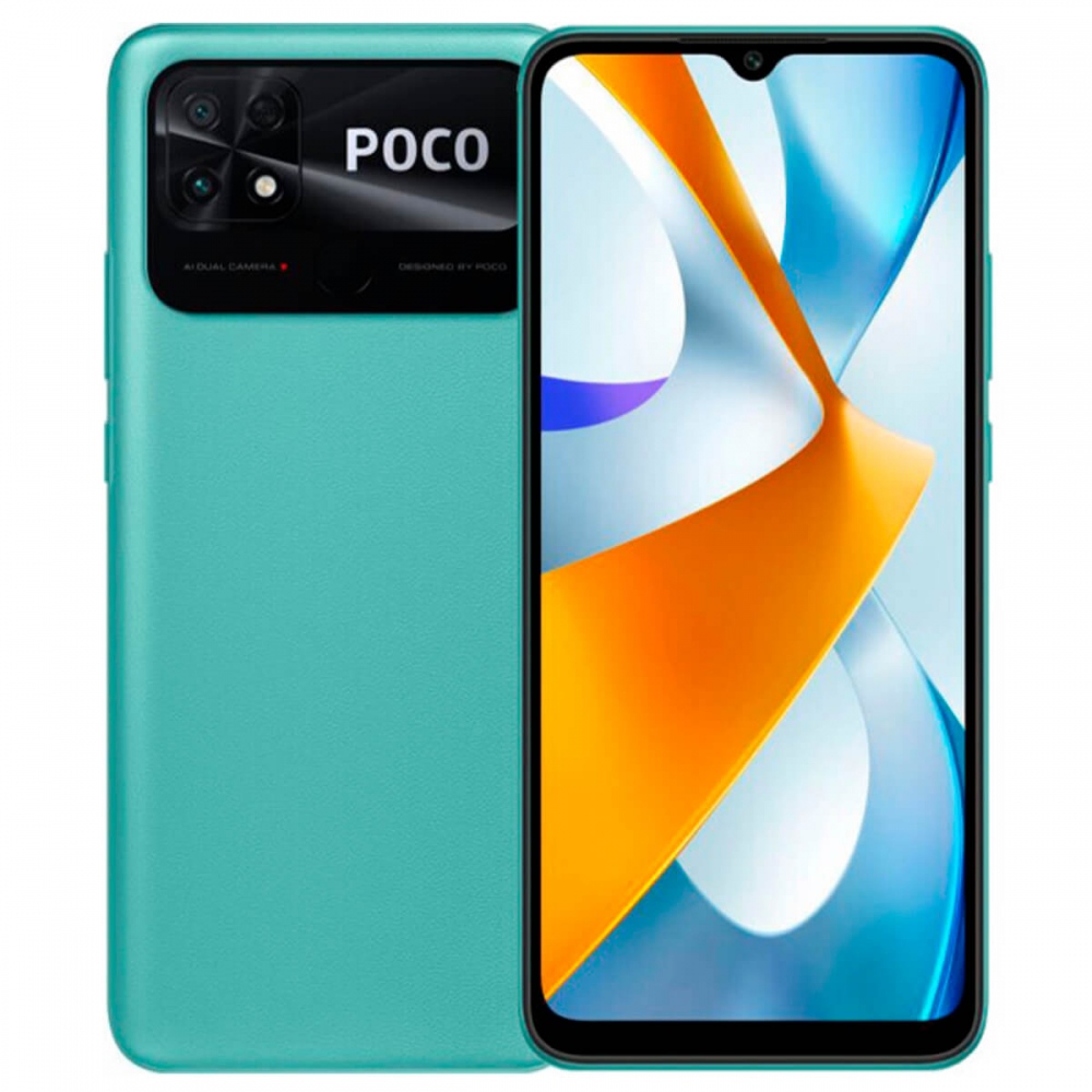 

Смартфон Xiaomi Poco C40 4/64GB Dual Sim Coral Green EU/CE