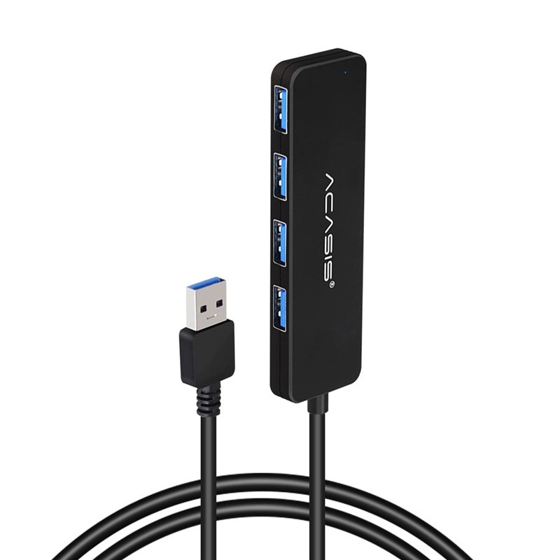 

USB hub Acasis AB3-L46 на 4 порти USB 3.0 (Чорний)