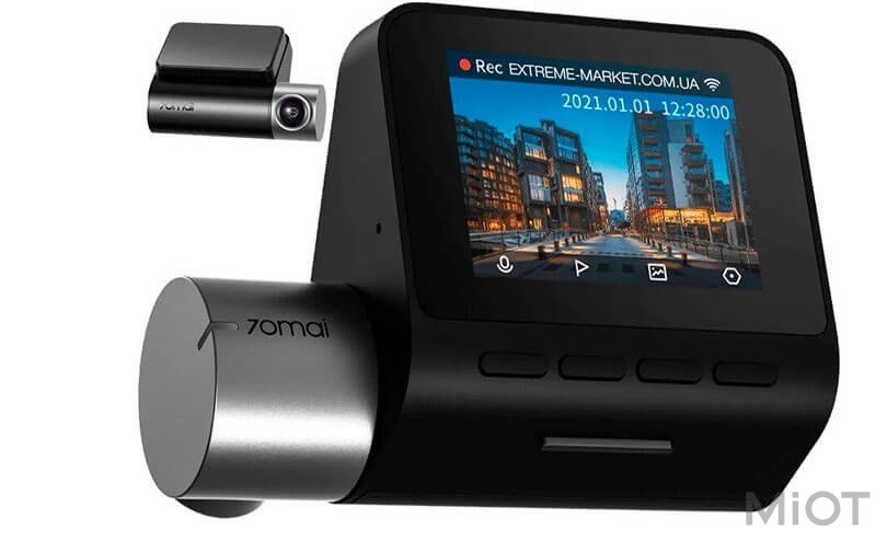 

Відеореєстратор 70Mai Dash Cam Pro Plus (A500S) with GPS (Міжнародна версія)