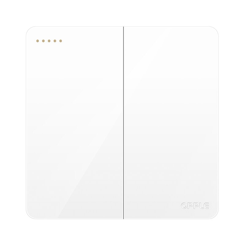 

Вимикач двоклавішний Xiaomi OPPLE K12 (K121021A) White