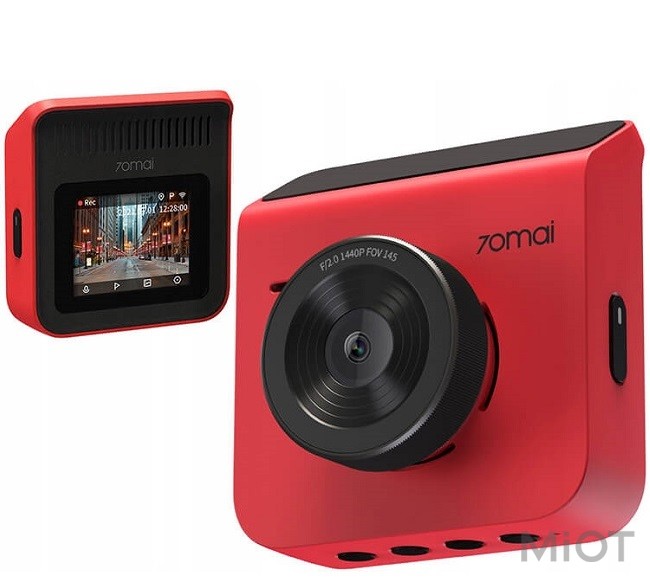 

Автомобільний відеореєстратор Xiaomi 70Mai Dash Cam 1440p A400 (Midrive A400) Red