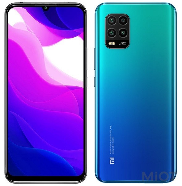 

Смартфон Xiaomi Mi 10 Lite 5G 8/128GB Aurora Blue EU/CE