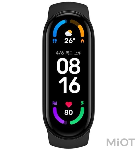 

Фітнес-браслет Xiaomi Mi Band 6 Black ORIGINAL (BHR4951GL)