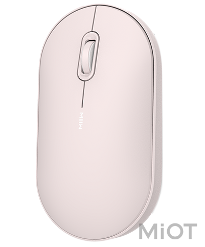Мишка бездротова Xiaomi MiiiW Portable Mouse Lite Pink MWPM01