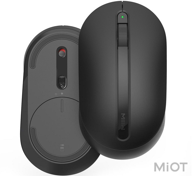 

Мишка бездротова Xiaomi MiiiW Wireless Office Mouse Black MWWM01