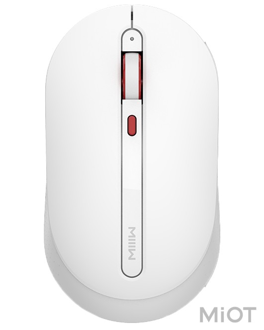 Мишка бездротова Xiaomi MiiiW Wireless Mute Mouse White MWMM01