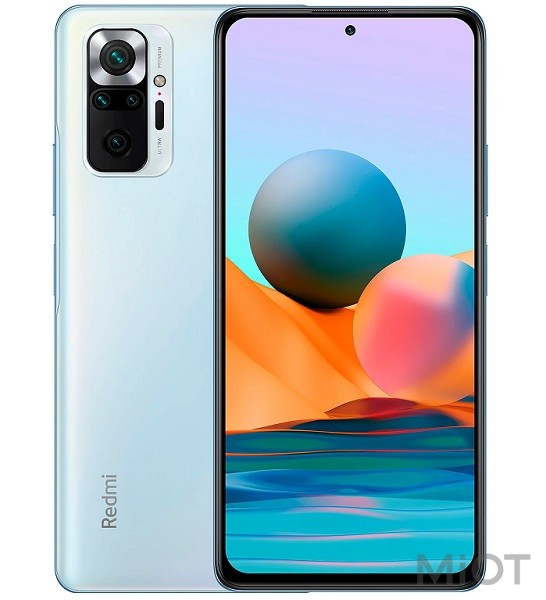 

Смартфон Xiaomi Redmi Note 10 Pro 6/64 Glacier Blue EU/CE