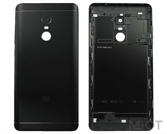 Задня частина для смартфонів Xiaomi Redmi Note 4X Black