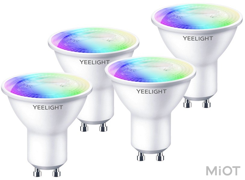 

Смарт-лампочки Xiaomi Yeelight GU10 Smart Bulb W1 (Multicolor) (4-pack) (YLDP004-A)