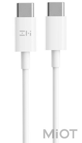 

Кабель Xiaomi ZMi AL307 USB-C to USB-C Cable 3A White 1m