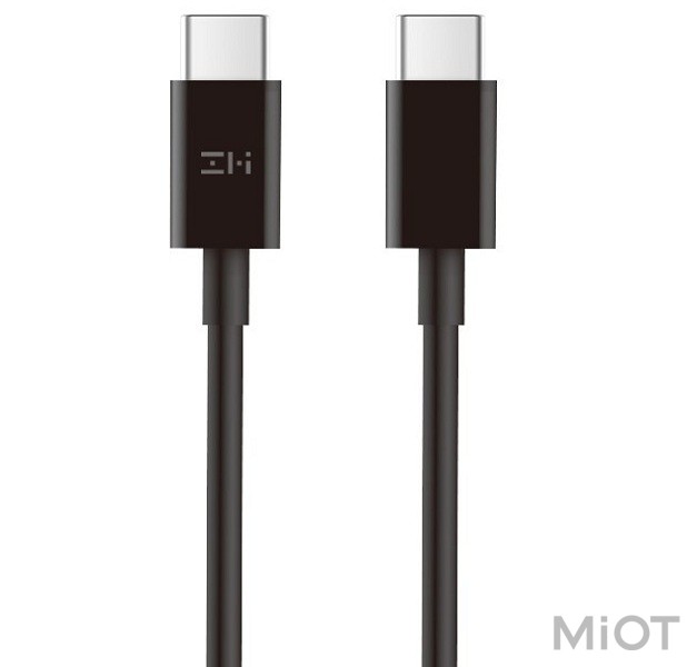 

Кабель Xiaomi ZMi AL306E USB-C to USB-C Cable 5A Black 0.5m