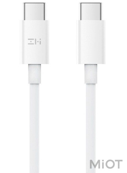 

Кабель Xiaomi ZMi AL309E USB-C to USB-C Cable 5A White 2m