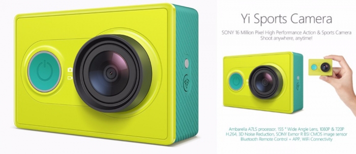 Экшн-камера Xiaomi Yi Sport Green
