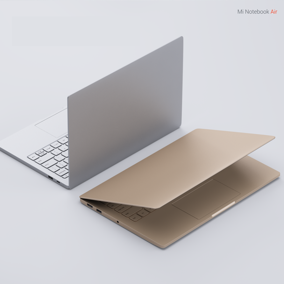Ноутбук Xiaomi Mi Notebook Air с диагональю 12.5 дюймов