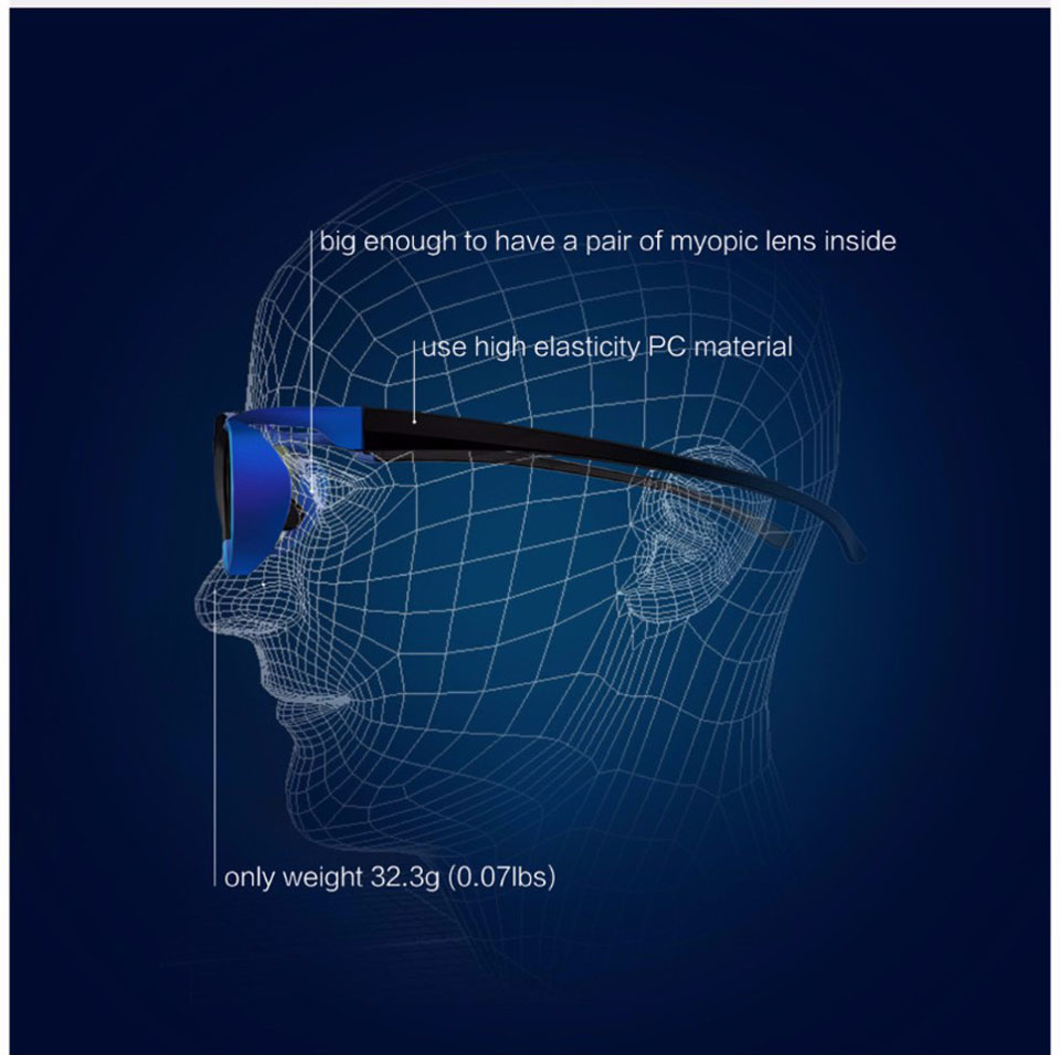 3D очки XGIMI DLP-Link G102L  дизайн