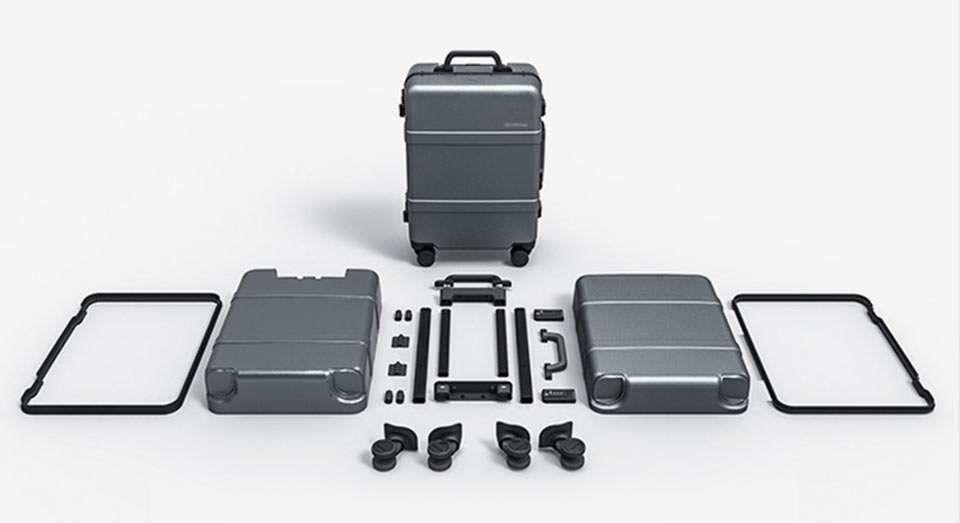 90 points classic aluminum box suitcase структура
