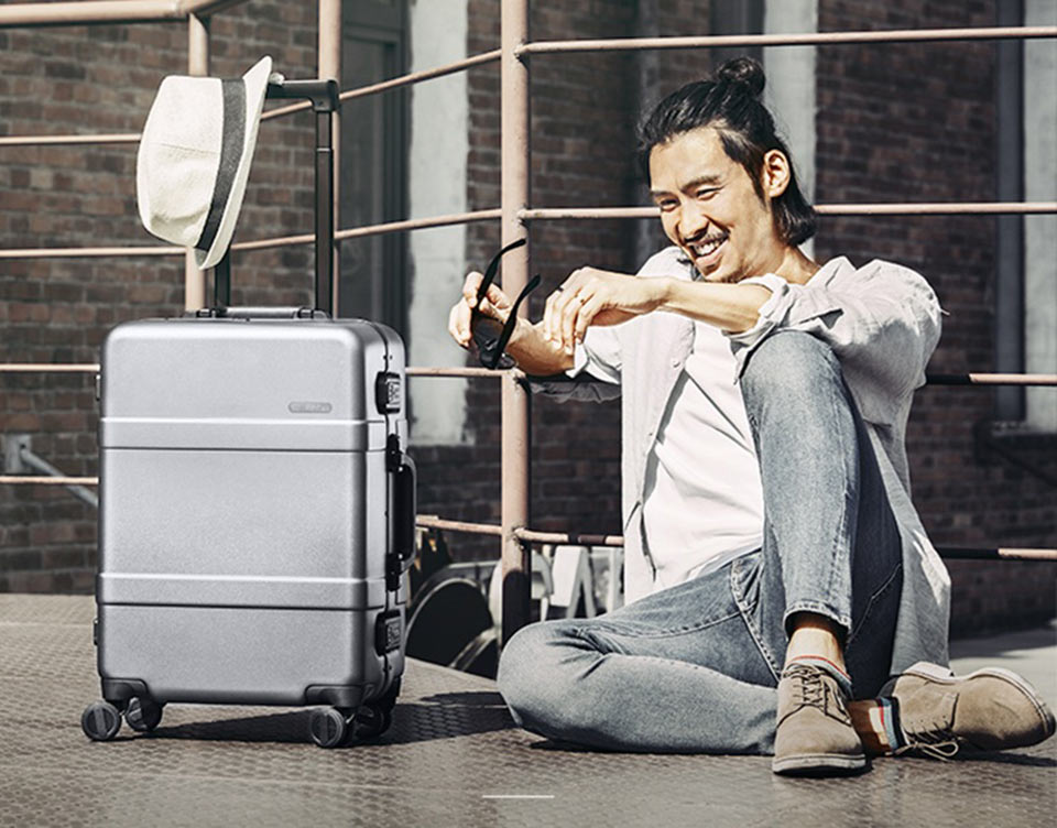 90 points classic aluminum box suitcase валіза