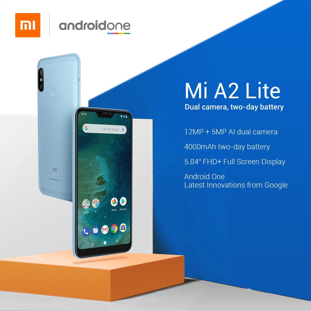Mi A2 Mi A2 Lite смартфони на чистому Андроїді