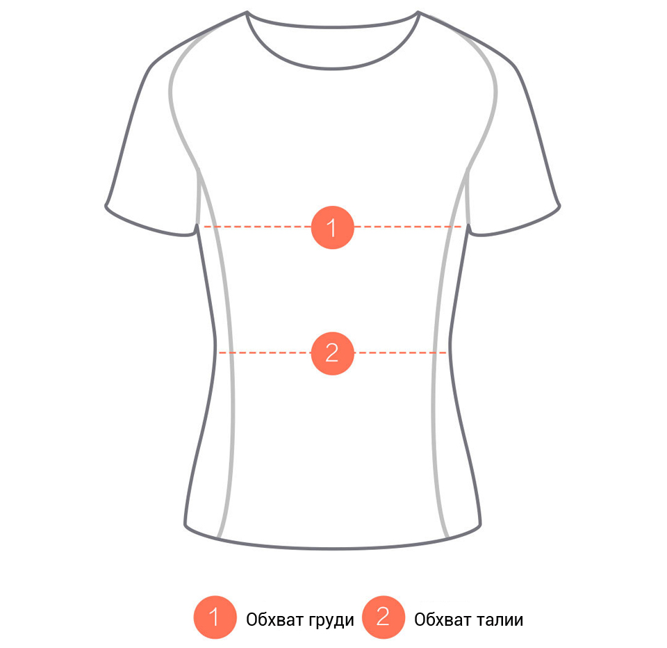 Футболка AMAZFIT Sport quick-drying T-shirt Mens обхват груди и талии